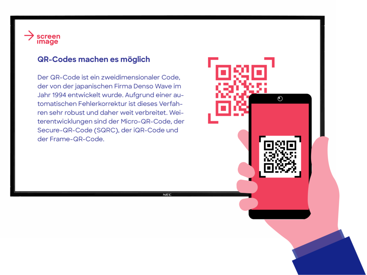 Digital Signage QR-Codes