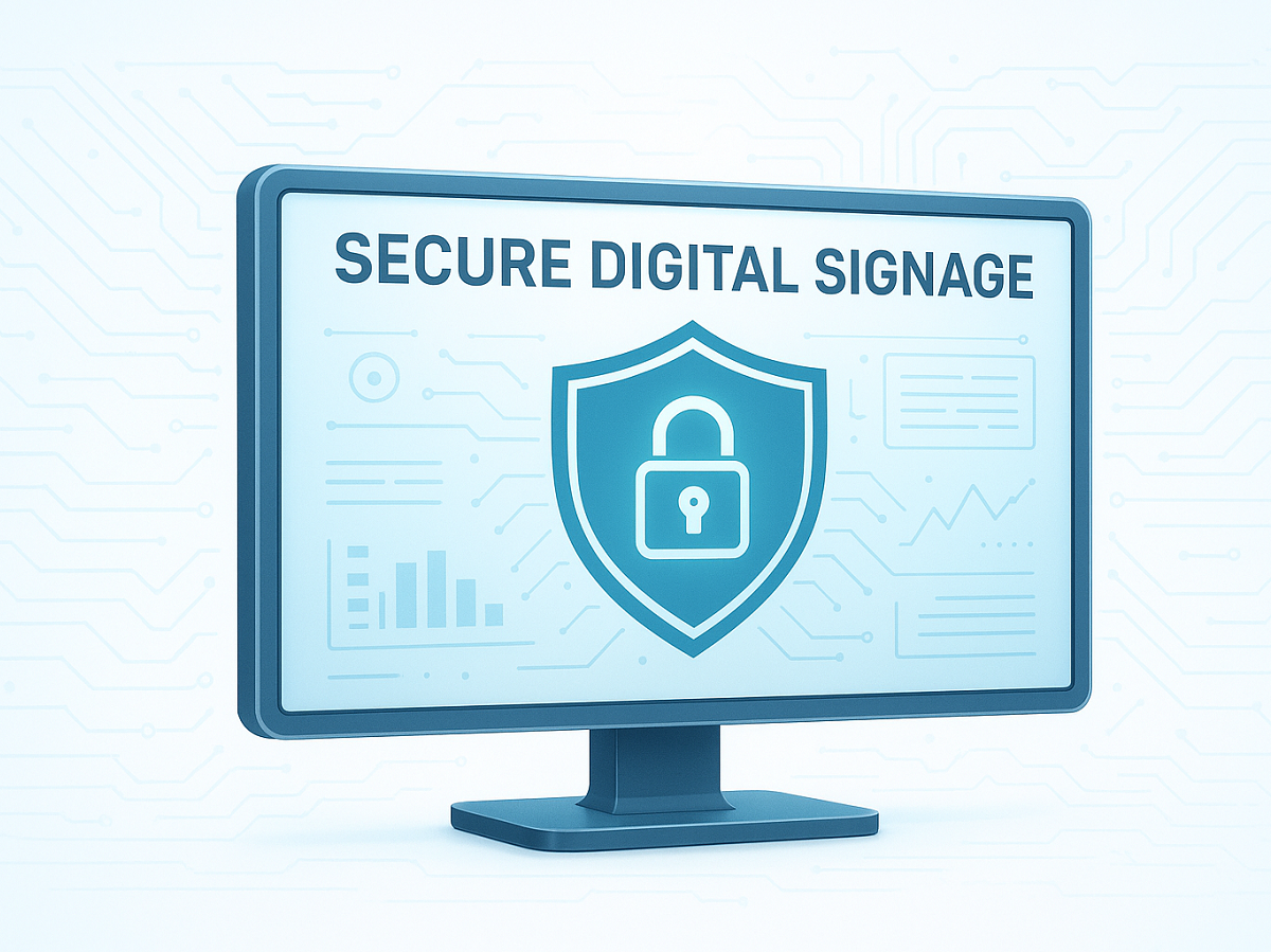 Sicherheit Digital Signage