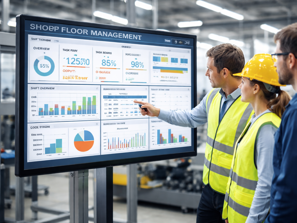 Shopfloor-Screen von Screenimage