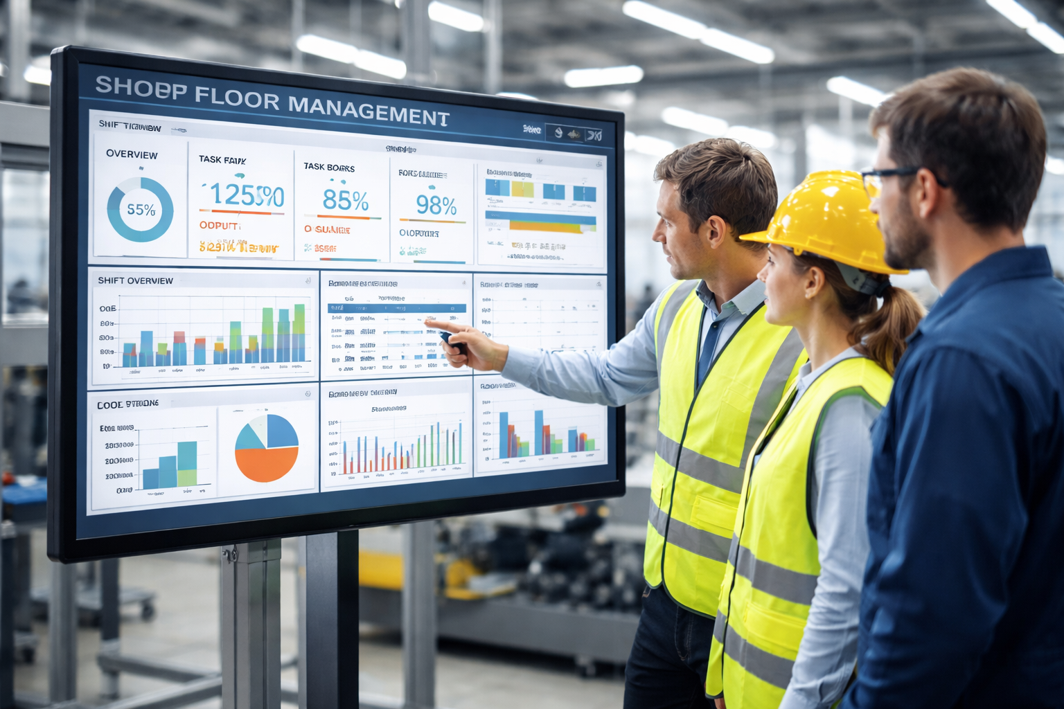 Shopfloor-Screen von Screenimage