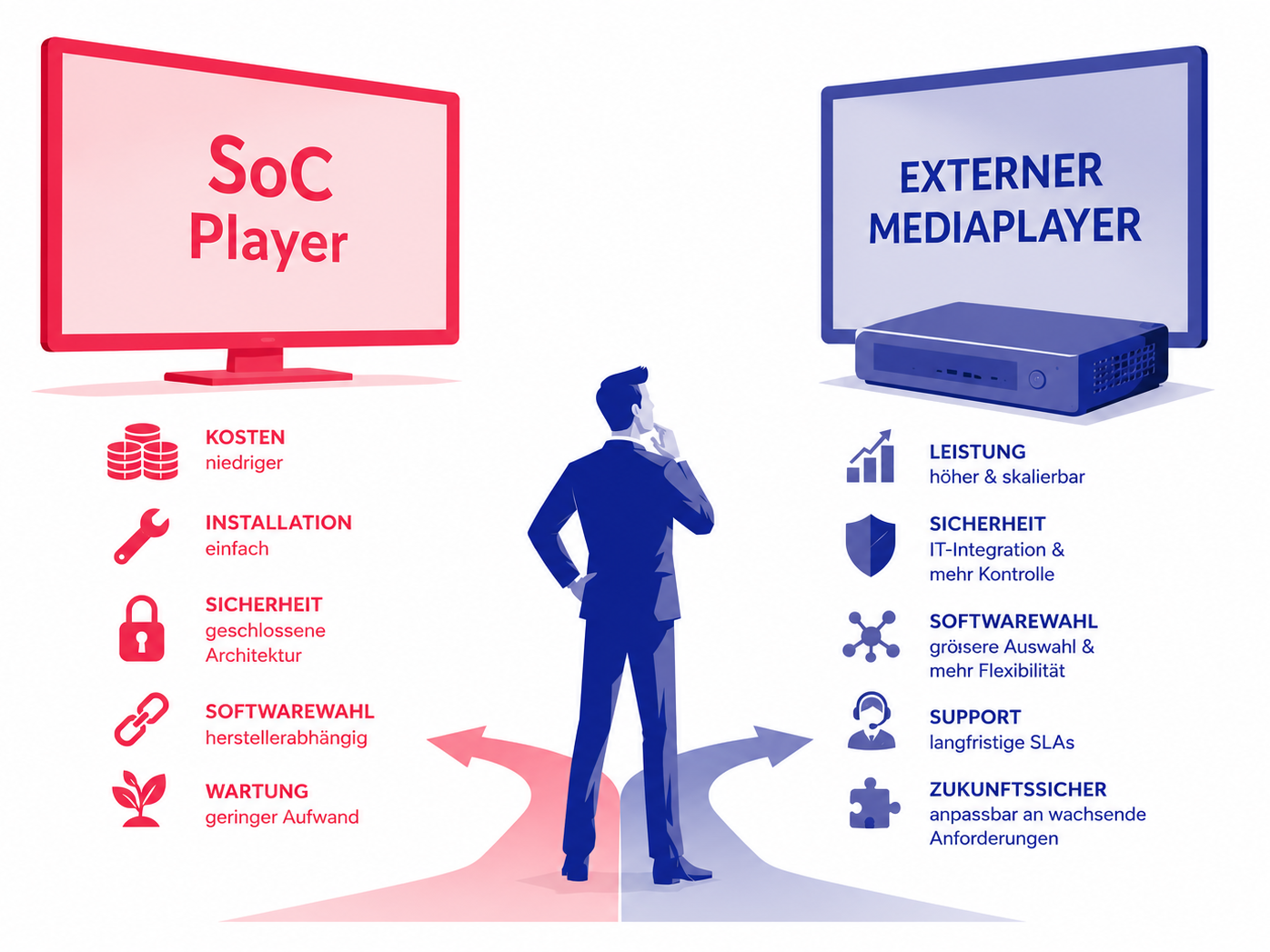 SoC oder externer Mediaplayer
